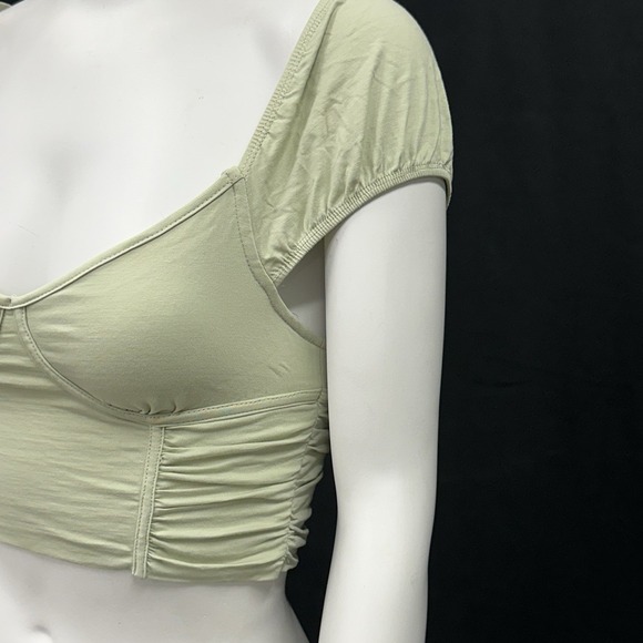 Princess Polly Karla Crop top, size 4,‎ sage green Corset Summer - Picture 4 of 6